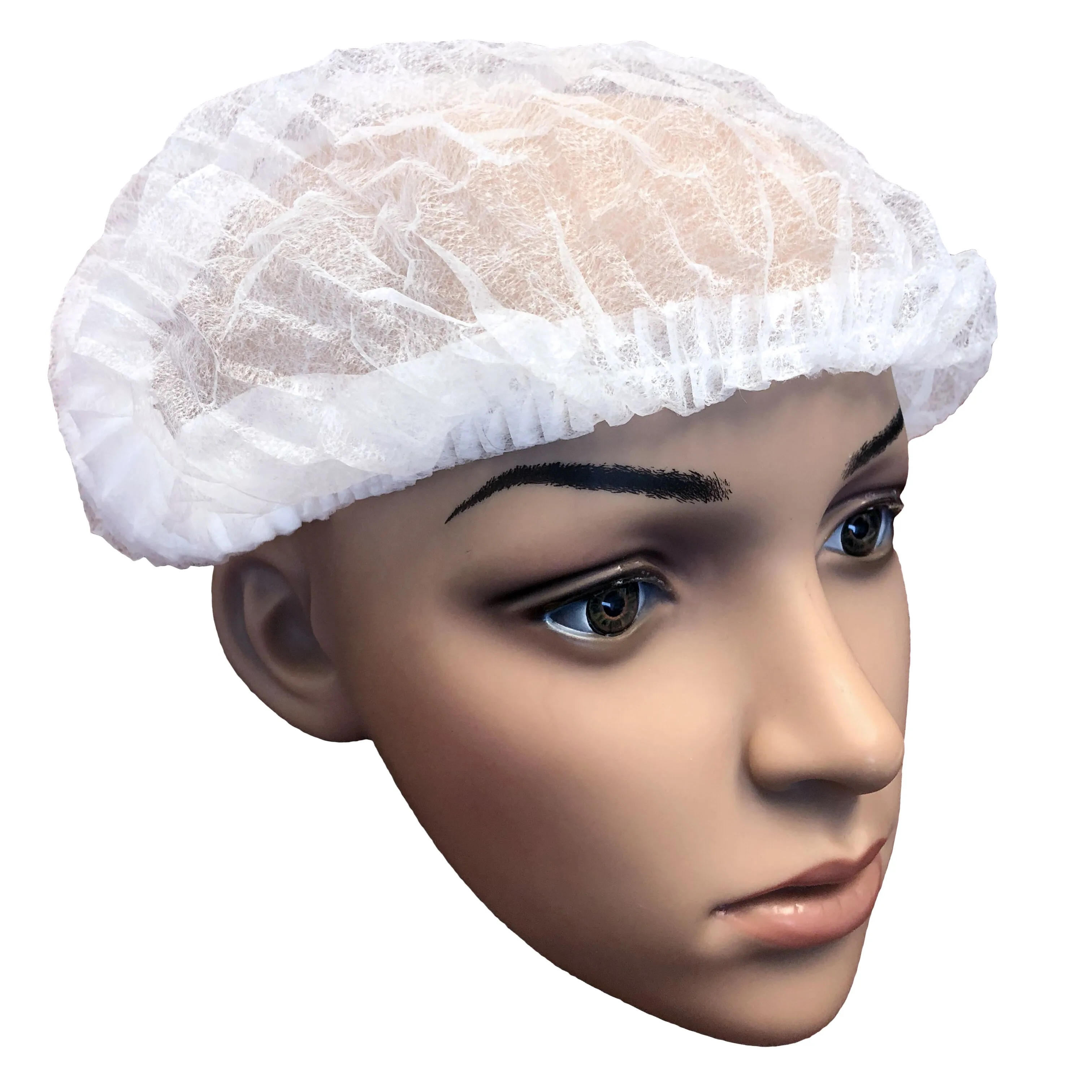 Bee-Safe® Pleated Polypropylene Bouffant Caps