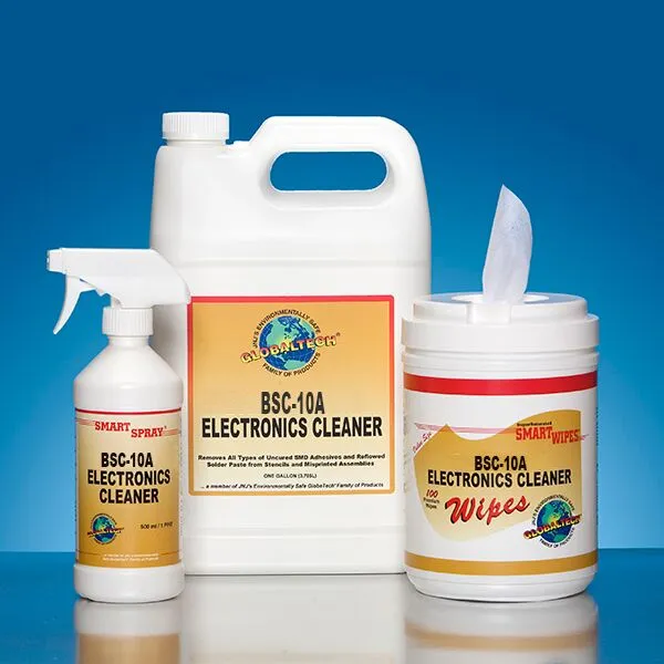 GlobalTech® BSC-10A Electronics Cleaner for Benchtop Defluxing & Stencil/Misprint