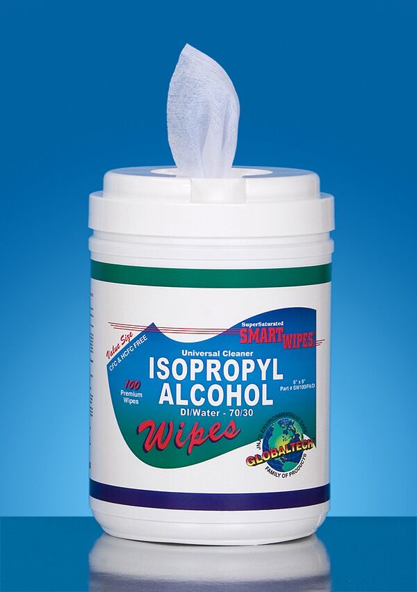 70/30 IPA Electronics Wipes, Polyester, 6" x 9"