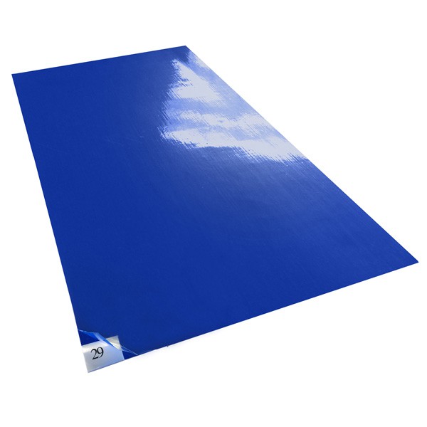 slang verwijderen Diplomaat Tacky Traxx® Blue Sticky Mat - Blue Cleanroom Tacky Floor Mats