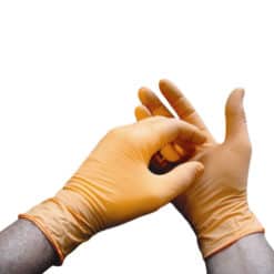 Orange-Nitrile-Exam-Gloves