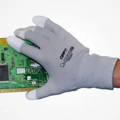 ESD Assembly Inspection Glove - Continuous stretch nylon & carbon filament fibers