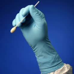 Bulk Packed Sterile 12-inch Blue Nitrile ASTM Gloves
