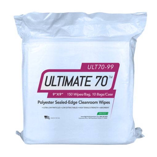 ULTIMATE 70™ Polyester Sealed Edge Cleanroom Wipers