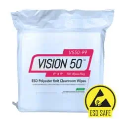 VISION 50™ Class 100 ESD Cleanroom Wipers