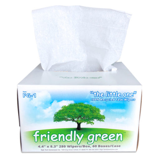 friendly green "The Small One" FG-1 - 4.4" x 8.3" delicate task wiper for optics and other sensitive surfaces