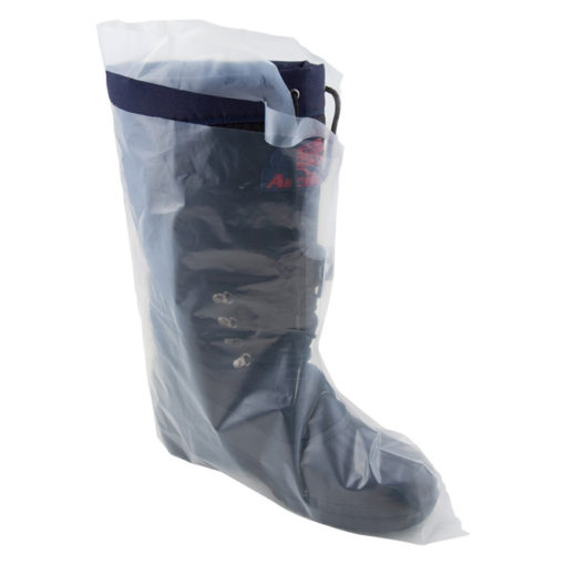 16-inch Clear Polyethylene Boot Covers with Ties