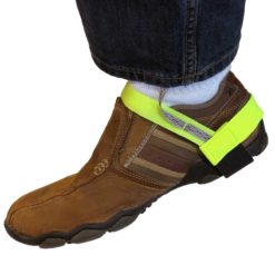 High Visibility Heavy Duty ESD Heel Grounders with Velcro Adjustment