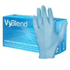 VyBlend® Synthetic Vinyl Powder-Free Examination Gloves, 5 mil (HOS-GL-VN105BF)