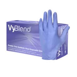 VyBlend® Synthetic Vinyl Disposable Gloves, Powder-Free
