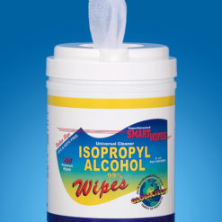 GlobalTech® 99% Isopropyl Alcohol Wipes, Polyester, 6" x 9"