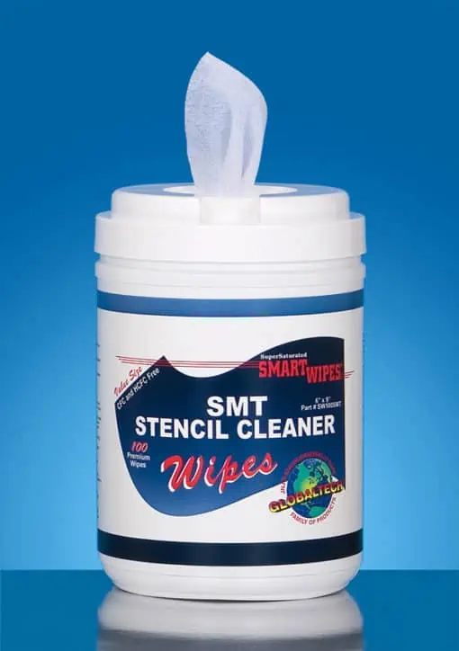 GlobalTech® SMT Stencil Cleaning Wipes, Polyester, 6" x 9"