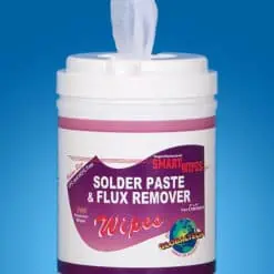 GlobalTech® Solder Paste & Flux Remover Wipes, Polyester, 6" x 9"