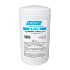FREE-SAT® 70% IPA 6" x 9" Presaturated Canister Wipes, FS-NT1-69-9C