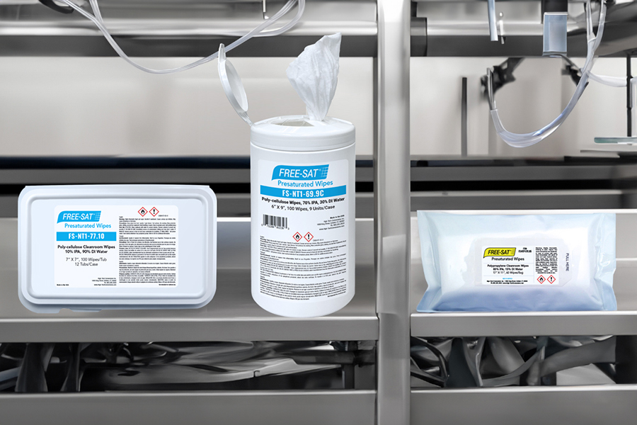 Presaturated Cleanroom Wipes in a Tub vs Canister vs Bag